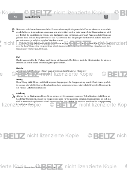 Ressourcenaktivierung: Meine Stimme