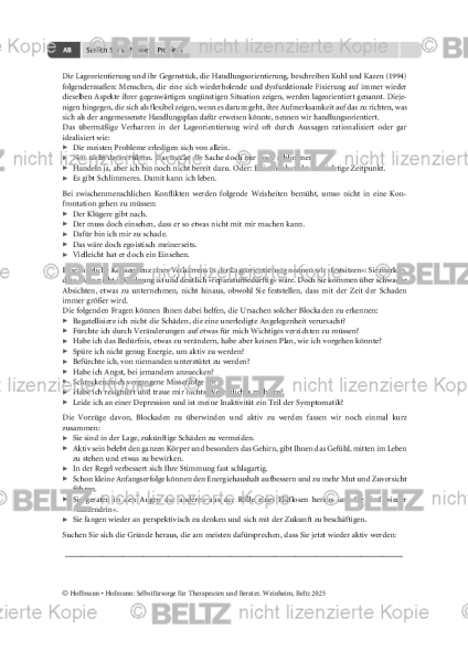 Selbstfürsorge: Stellen Sie sich Ihren Problemen