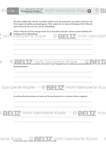 Gruppentherapie: Wünsche und Vorsätze