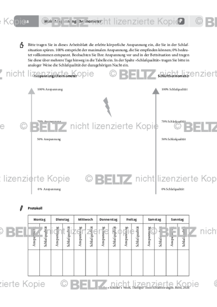 Schlafstörungen: Mein Anspannungsthermometer