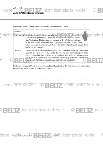 Motivierende Gesprächsführung: Zusammenfassung einüben