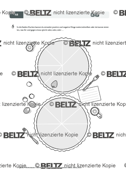 Therapeutisches Malen: Kuchen