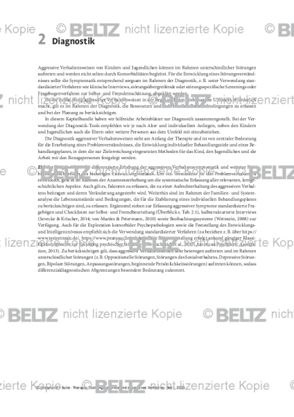 Aggression: Einleitung Diagnostik