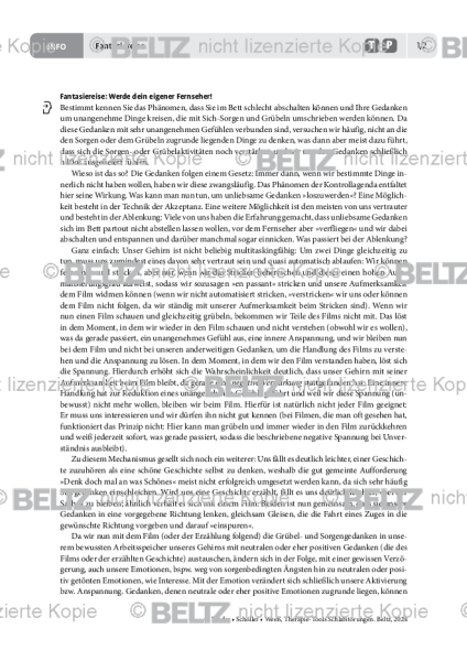 Schlafstörungen: Informationen zur Fantasiereise