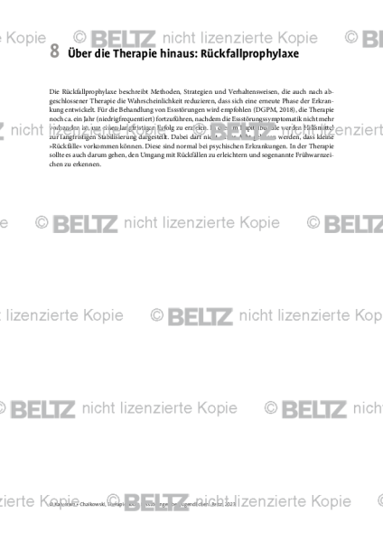 Essstörungen bei Jugendlichen: Über die Therapie hinaus: Rückfallprophylaxe