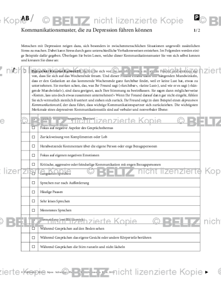 Kommunikationsmuster, die zu Depression führen können