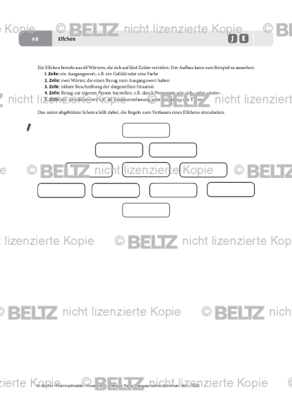 Therapeutisches Schreiben: Elfchen