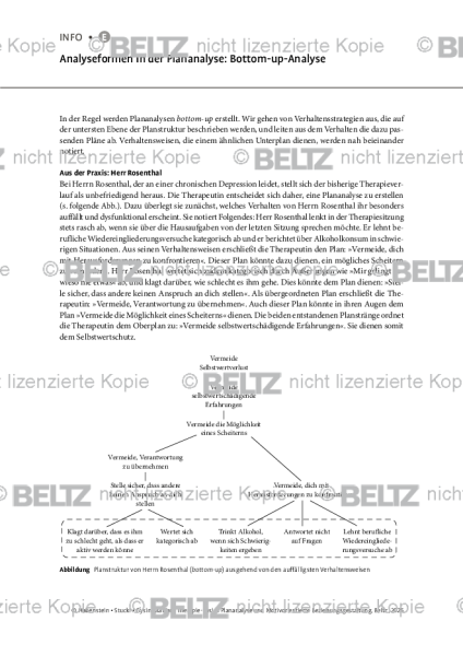 Analyseformen in der Plananalyse: Bottom-up-Analyse