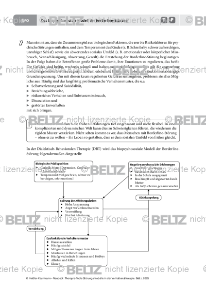 Störungsmodelle: Das biopsychosoziale Modell der Borderline-Störung