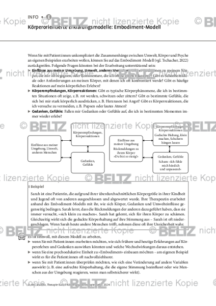 Körperpsychotherapie: Körperorientierte Erklärungsmodelle: Embodiment-Modell