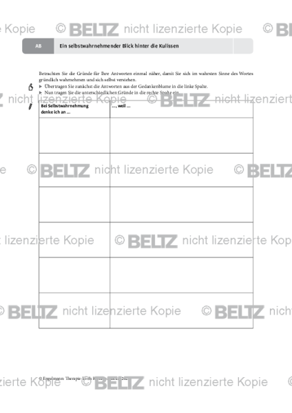 Resilienz: Ein selbstwahrnehmender Blick hinter die Kulissen