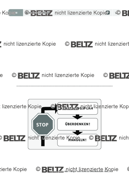 Aufsteller Stopp-Signal für Erwachsene mit ADHS