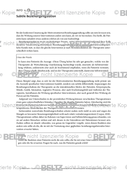 Plananalyse: Subtile Beziehungsregulation