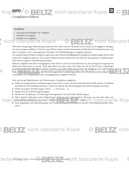 Depression und geistige Behinderung: Compliance fördern