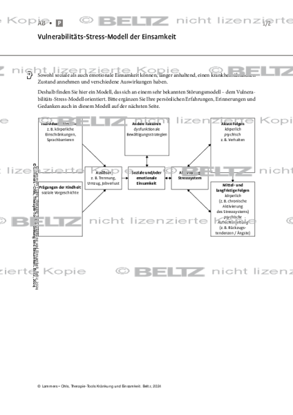 Kränkung und Einsamkeit: Vulnerabilitäts-Stress-Modell der Einsamkeit