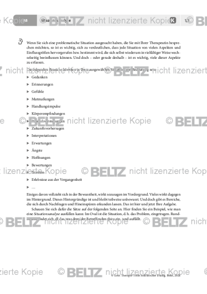 Sokratischer Dialog: Situationsanalyse