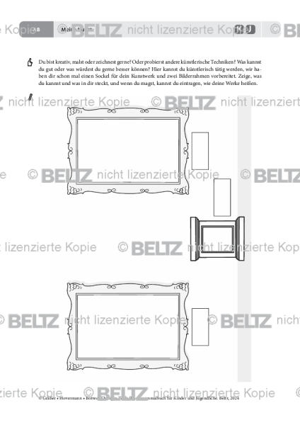 Ressourcenmalbuch: Meine Kunst