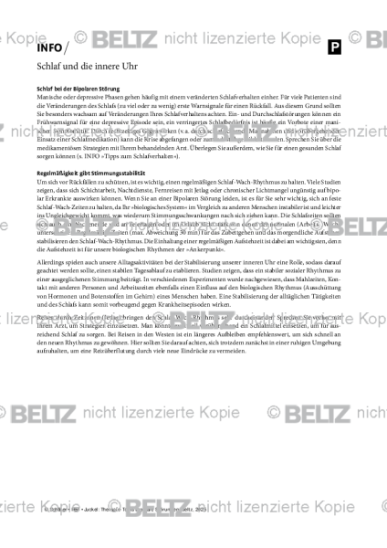 Bipolare Störungen: Schlaf und die innere Uhr