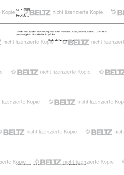 Depression: Deckblatt