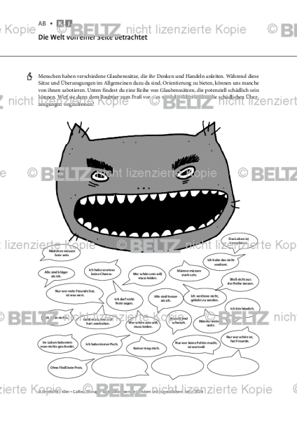 Selbstwert: Die Welt von einer Seite betrachtet