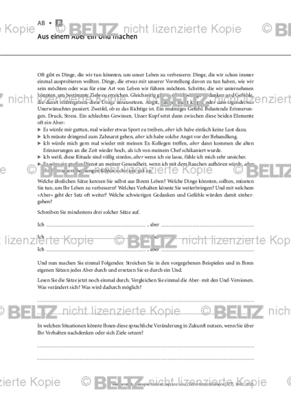 ACT: Aus einem Aber ein Und machen
