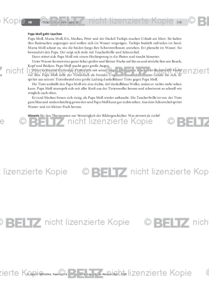 Training mit aufmerksamkeitsgestörten Kindern: Geschichten von Papa Moll