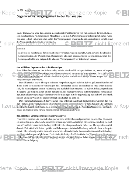 Gegenwart vs. Vergangenheit in der Plananalyse