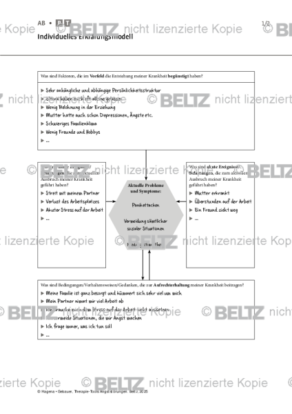 Angststörungen: Individuelles Erklärungsmodell