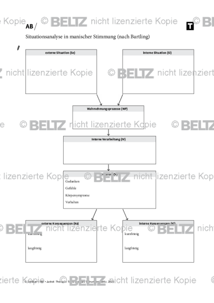 Bipolare Störungen: Situationsanalyse in manischer Stimmung (nach Bartling)