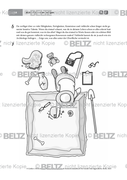 Ressourcenmalbuch: Meine Ressourcen freilegen