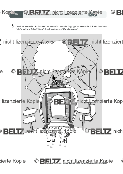 Therapeutisches Malen: Unterwegs in der Zeitmaschine in das Jahr … / die Jahre …