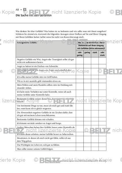 ACT: Die Sache mit den Gefühlen