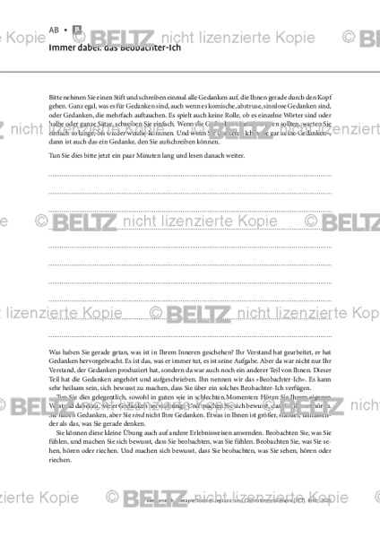 ACT: Immer dabei: das Beobachter-Ich