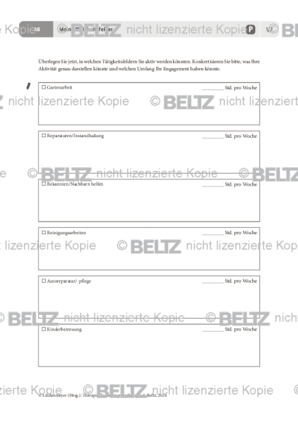 Gruppentherapie: Meine Tätigkeitsfelder