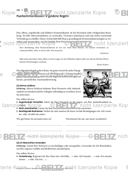 Pornografienutzungsstörung: Paarkommunikation: 6 goldene Regeln