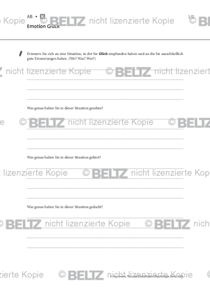 Positive Psychologie: Emotion Glück