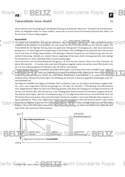Bipolare Störungen: Vulnerabilitäts-Stress-Modell