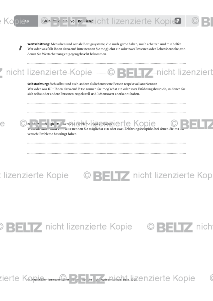 Psychoonkologie: Grundbausteine von Resilienz