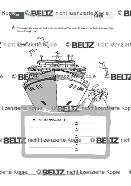 Therapeutisches Malen: Traumschiff