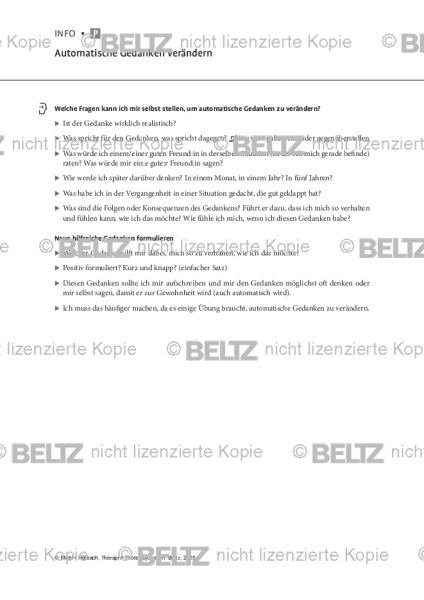 Psychosen: Automatische Gedanken verändern