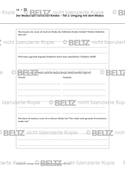 Schematherapie: Der Modus des fröhlichen Kindes – Teil 2: Umgang mit dem Modus