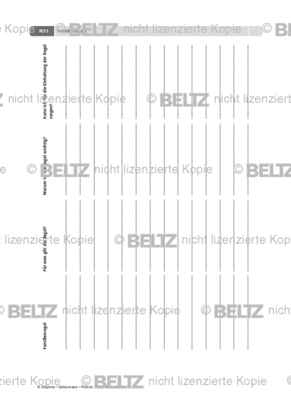 THOP: Familienregeln