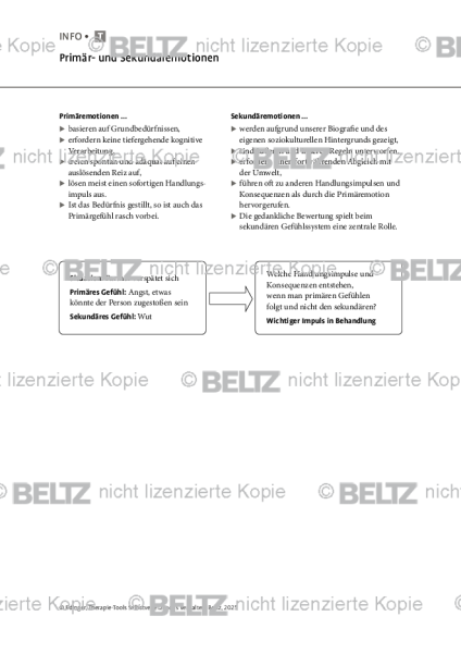 Selbstverletzendes Verhalten: Primär- und Sekundäremotionen