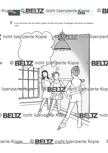 Therapeutisches Malen: Ballett / Tanzschule