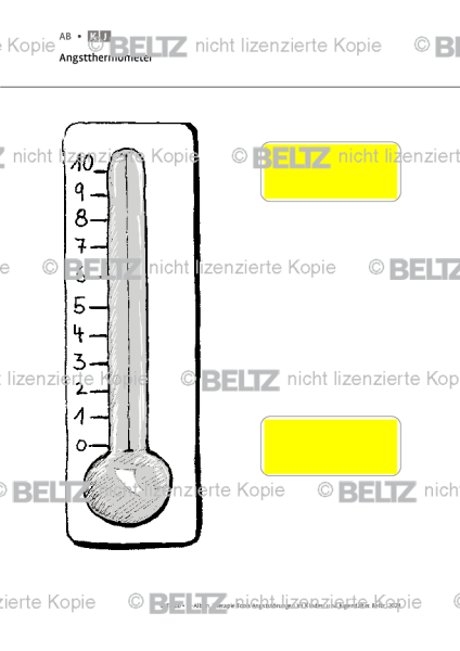 Angst bei Kindern und Jugendlichen: Angstthermometer