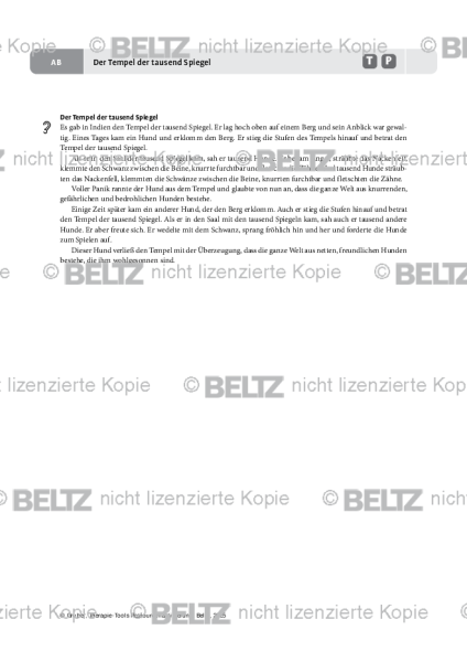 Ressourcenaktivierung: Der Tempel der tausend Spiegel