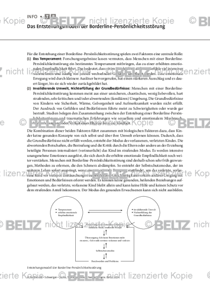 Schematherapie: Das Entstehungsmodell der Borderline-Persönlichkeitsstörung