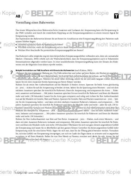 Bipolare Störungen: Vorstellung eines Ruhewortes