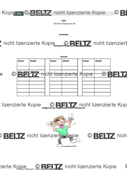 THOP: Deckblatt Familien-Mappe