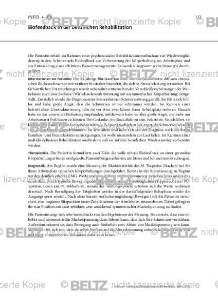 Biofeedback: Biofeedback in der beruflichen Rehabilitation